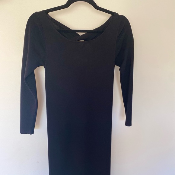 Zara Knit Long Sleeve Dress - Picture 2 of 7